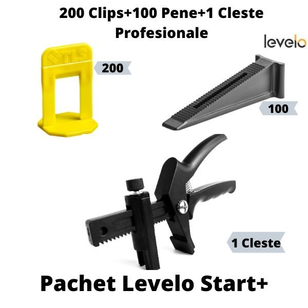 Pachet Levelo TLS Start+ : 200 clipsuri+100 Pene+1 Cleste 1